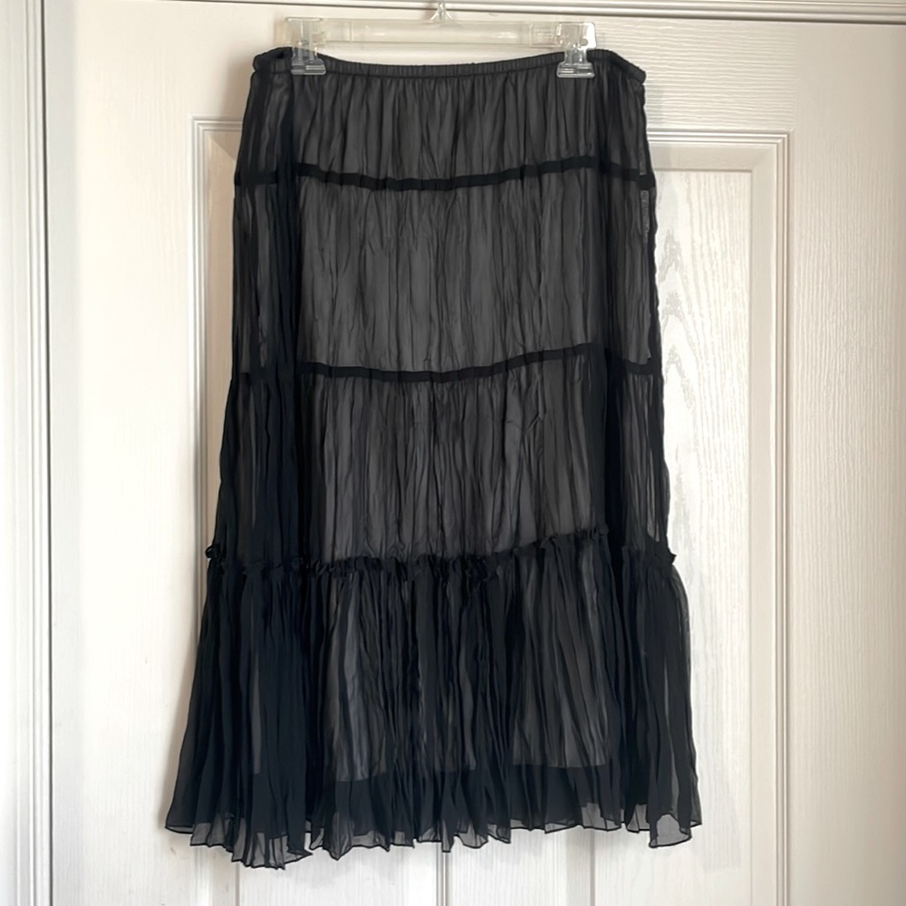 L White House Black Market Midi length skirt - Picture 1 of 2